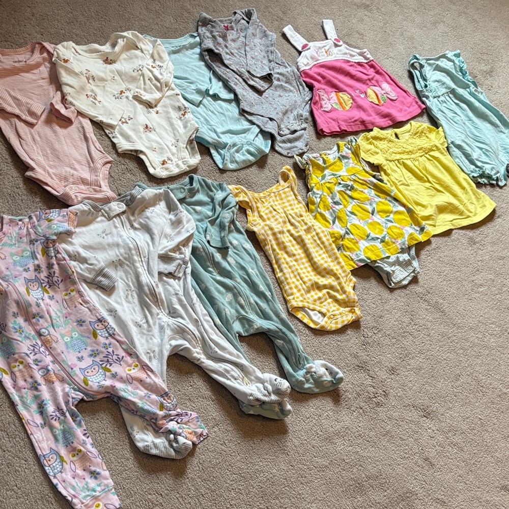 Assorted Baby Onesies and Rompers Bundle